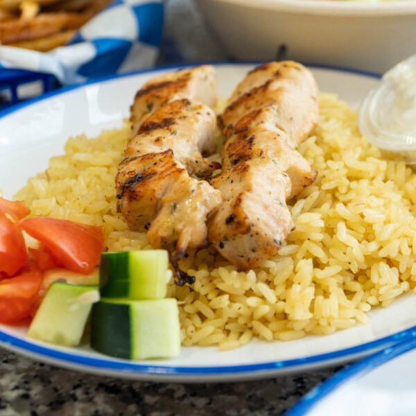 Geitonia Greek Grill; exceptional kids menu at our Greek restaurant